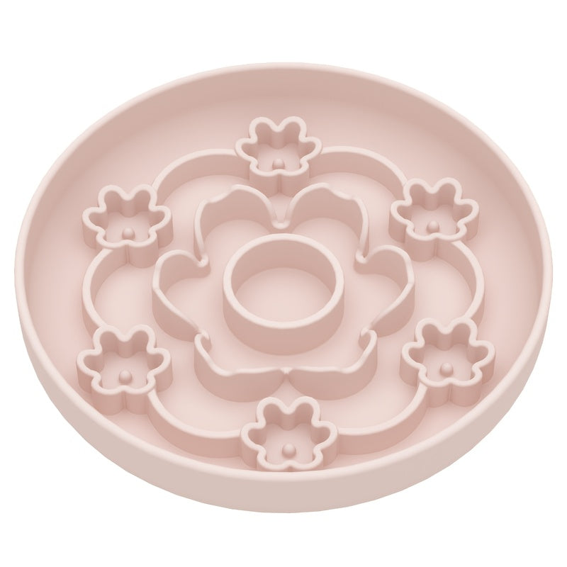 1pc Garland Silicone Dog Food Bowl Dishwasher Safe Slow Feed Dog Plate Non-Slip, Silicone Dog Bowl Slow Feeder - Non-Slip, Heat Resistant, Dishwasher Safe, Snacks And Water - Helps Reduce Boredom And Anxiety in Dogs, Promote a Healthy Diet