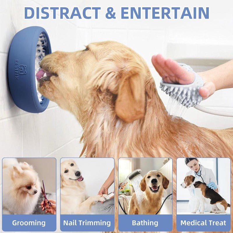 Dog Lick Bowl, Bestalk Anxiety Relief Lick Mat for Dogs, Non-Slip Freeze Licking Bowl Enrichment Puzzle Feeder for Distraction, BPA Free, Dishwasher Safe