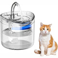 A 60.87oz Large-capacity Fountain Pet Water Dispenser Suitable for All Four Seasons, Designed for Cats, Dogs, and Other Pets. USB-powered, Battery-free, with a Cat-shaped Spout. Features Silent Operation, Safe and Reliable Performance, and Automatic