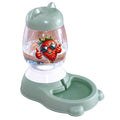 1pc Automatic Gravity-Fed Cat Ear Pet Water Dispenser Suitable for Dogs, Cats & Small Animals - Gravity- Waterer with System, Plastic for Indoor\u002FOutdoor Use, No \u002F-Free for Home, Farm, RV Gift