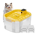 Smart Cat Fountain, Quiet Pet Water Dispenser, 50.72oz\u002F 1.5L Capacity Water Bowl for Cats And Dogs, Motion-Activated Automatic Water Dispensing, 2 Water Flow Settings, 2200mAh Battery + USB Dual-Power Supply, Includes 6 Filter Cartridges